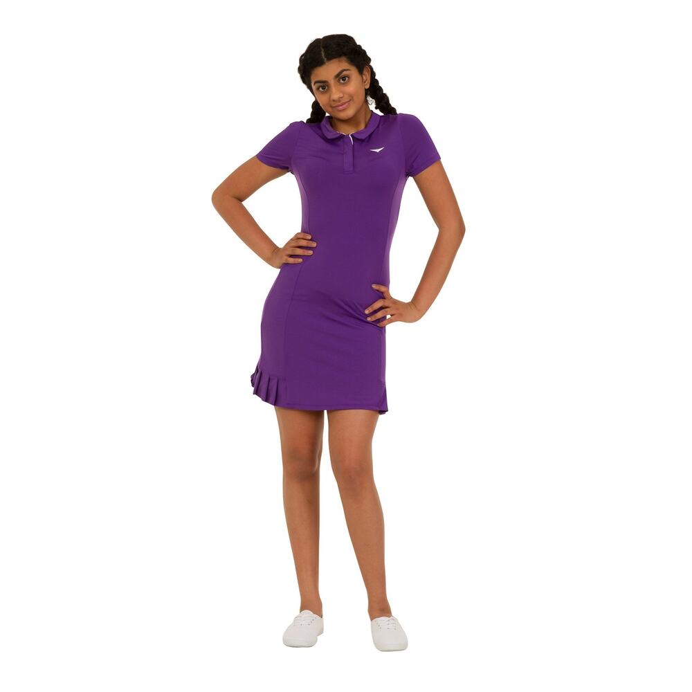 Bace Girls Purple Golf Tennis Dress with Sleeves